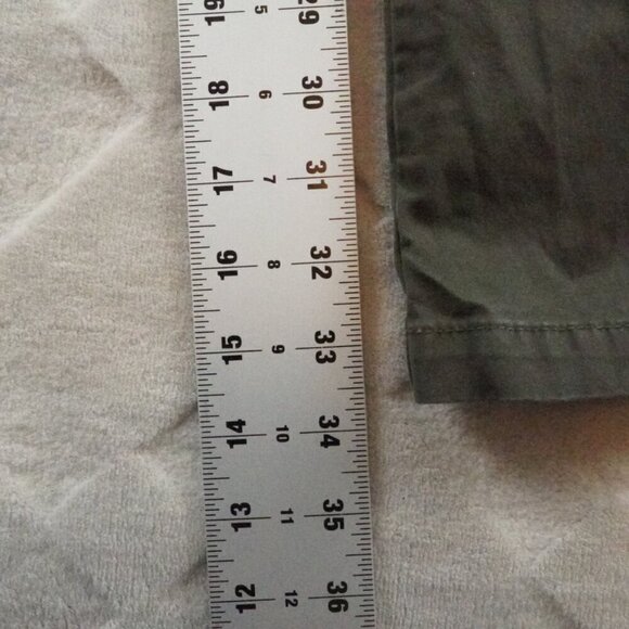 Good Man Brand Chino Pants Mens 36x34 Green Flat Front - Picture 9 of 12